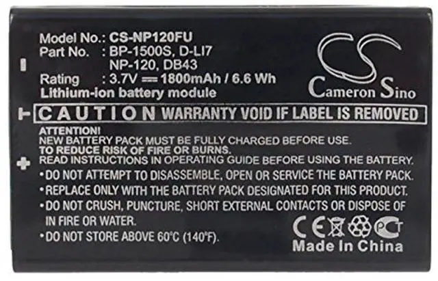 Alt view image 5 of 5 - Cameron Sino Battery for Aiptek DXG-595V,  Drift HD170  HD170S   Fujifilm FinePix 603  FinePix F10  FinePix F10 Zoom  FinePix F11  FinePix F11 Zoom  FinePix M603  FinePix M603 Zoom