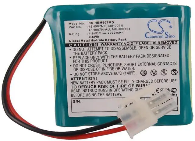 Main image of Cameron Sino Battery for OMRON HEM-907, HEM-907-PBAT, HEM-907XL, IntelliSense HEM-907 Professio, IntelliSense HEM-907XL Profess 2000mAh