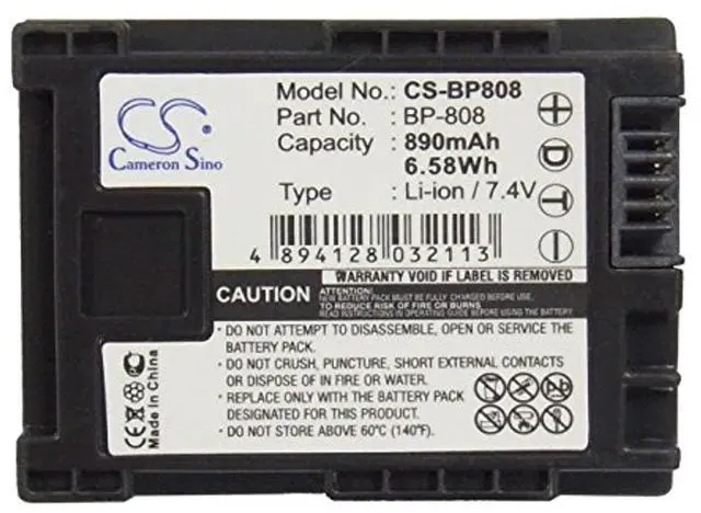 Alt view image 5 of 5 - Cameron Sino Battery for Canon FS10, FS100, FS11, FS40, FS400, VIXIA HF G30, VIXIA HF M30, VIXIA HF M300, VIXIA HF M301, VIXIA HF M30VIXIA HF M300, VIXIA HF M31, VIXIA HF M32, VIXIA XA25