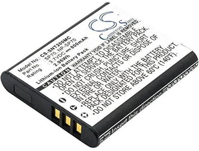 Main image of Cameron Sino Battery for Sony Bloggie Duo, Bloggie MHS-FS2, Bloggie MHS-FS2/V, Bloggie MHS-FS2K, Bloggie MHS-FS3, Bloggie MHS-TS10, Bloggie MHS-TS10/B, MHS-TS20/S, MHS-TS20K, MHS-TS22