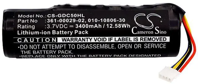 Main image of Cameron Sino Battery for Garmin GAA002, GAA003, GAA004, T5, TT 10 training device, TT10, TT10 Dog Device, TT10 GPS Dog Tracking Collar, TT15, TT15 GPS Dog Tracking Collar 3400mAh