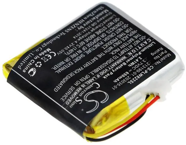 Alt view image 2 of 5 - Cameron Sino Battery for Plantronics B8200, Savi 8220, Savi W8220 PN:Plantronics 203035-01, 203055-01, 208769-01, 208769-02, 213199-01 650mAh / 2.41Wh