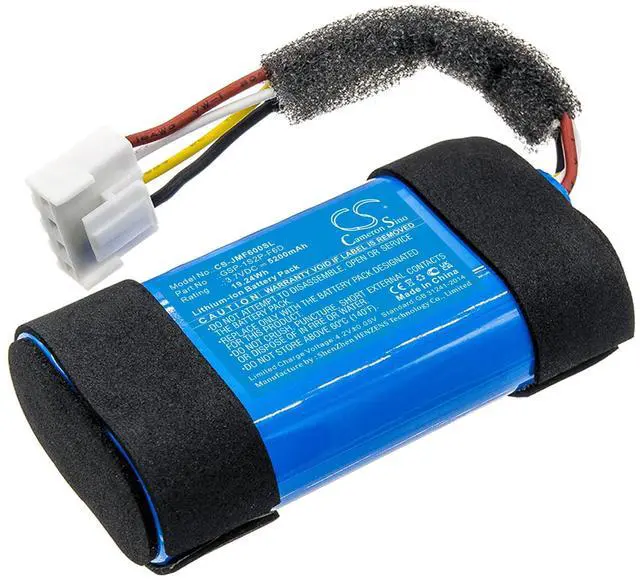 Main image of Cameron Sino Battery for JBL Flip 6, JBLFLIP6BLUAM, JBLFLIP6REDAM JBL GSP-1S2P-F6D 5200mAh / 19.24Wh