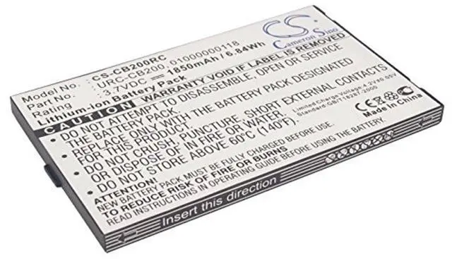 Alt view image 2 of 6 - Cameron Sino Battery for Sonos CB200, CB200WR1, Controller 200, Controller CB200, Controller CR200, CR200 PN:Sonos 01000000118, URC-CB200 1850mAh