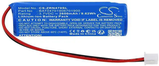 Alt view image 3 of 5 - Cameron Sino Battery for Zafferano Home, Pina Pro, Poldina L, Push up PN:Zafferano BAT04701906701900 2600mAh / 9.62Wh