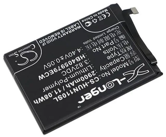 Alt view image 2 of 4 - Cameron Sino Battery for AMN-LX9, DRA-L02, DRA-L03, DRA-L21, DRA-L22, Y5 2019, Y5 Prime 2018, Y5 Prime 2018 LTE, Y6 2017, Y6 2017 Dual Sim, Y6 2019, Y6 Pro 2017, Y6 Pro 2017 Dual SIM 2900mAh