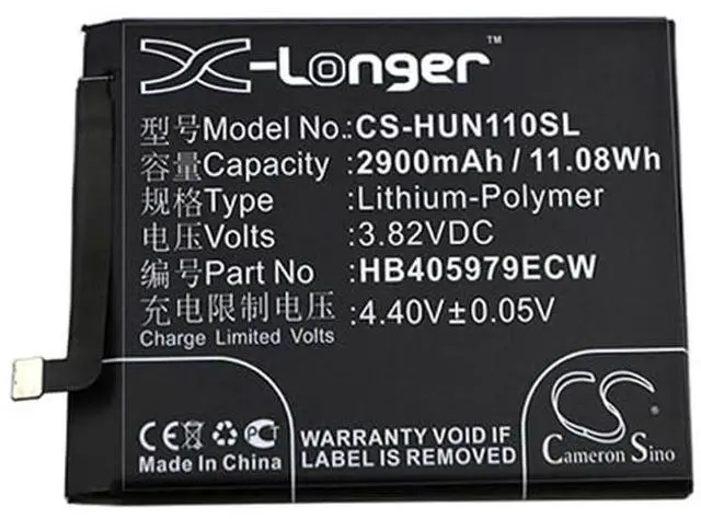 Alt view image 3 of 4 - Cameron Sino Battery for AMN-LX9, DRA-L02, DRA-L03, DRA-L21, DRA-L22, Y5 2019, Y5 Prime 2018, Y5 Prime 2018 LTE, Y6 2017, Y6 2017 Dual Sim, Y6 2019, Y6 Pro 2017, Y6 Pro 2017 Dual SIM 2900mAh