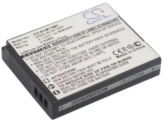 Main image of Cameron Sino Battery for Lumix DMC-FT5, Lumix DMC-FT5A, Lumix DMC-FT5D, Lumix DMC-FT5K, Lumix DMC-FT5S, Lumix DMC-ZS45K, Lumix DMC-ZS50K, Lumix DMC-ZS60K 950mAh