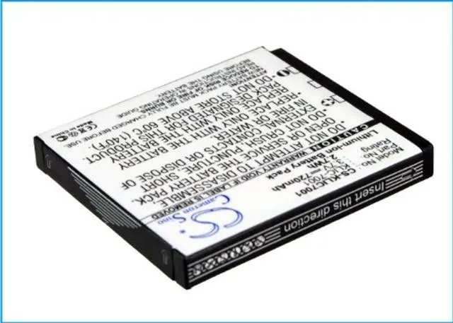 Alt view image 2 of 5 - Cameron Sino Battery for Agfa Optima 1338  Optima 1338mT  Optima 2338  Optima 2338MT  T-1000  T-1228   BenQ DC E1220  DC E1050t   Benq DCL1050   DXG DXG-5C0  DXG-5C0V  DXG-5C8V  DXG-5C8VR  DXG-599V