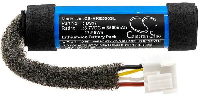 Alt view image 3 of 5 - Cameron Sino Battery for Harman/Kardon HKOS6BLKSG,HKOS6GRYSG,Onyx Studio 5,Onyx Studio 6; P/N:ID997 3500mAh / 12.95Wh