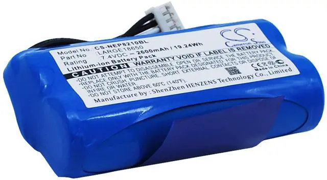 Alt view image 2 of 5 - Cameron Sino Battery for NEW 8210, NEW8210; AMP7000, 8210 PN: LARGE18650  2600mAh / 19.24Wh