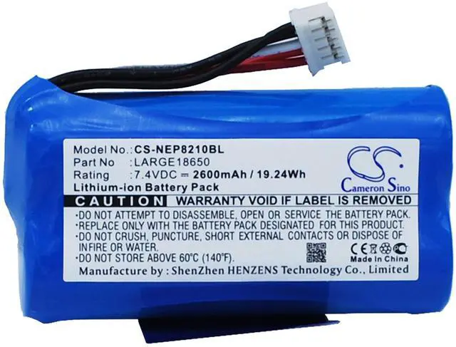 Main image of Cameron Sino Battery for NEW 8210, NEW8210; AMP7000, 8210 PN: LARGE18650  2600mAh / 19.24Wh