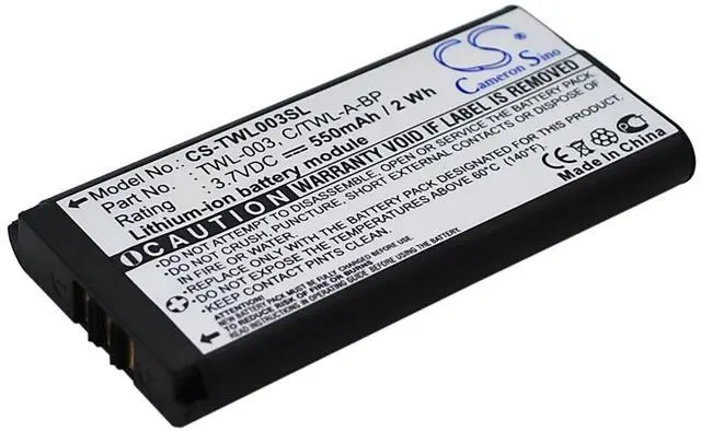 Alt view image 3 of 5 - Cameron Sino Battery for Nintendo DSi, NDSi, NDSiL PN:Nintendo C/TWL-A-BP, TWL-003 550mAh / 2.04Wh