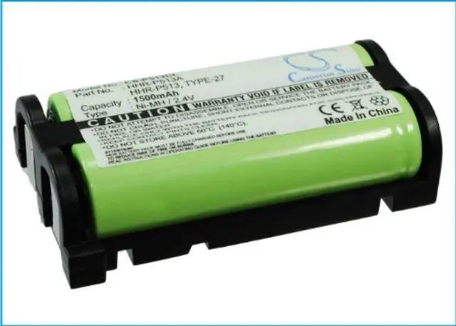 Alt view image 2 of 5 - Cameron Sino Battery for HHRP513A, HHR-P513A, KXTG2208, KX-TG2208, KXTG2208B, KX-TG2208B, KXTG2258, KX-TG2258, KXTG2258S, KX-TG2258S, N4HHEPA00001, TYPE 27 1500mAh