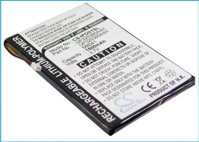 Alt view image 2 of 5 - Cameron Sino Battery for 2nd Generation, iPOD 1st PN: P325385A4H 1600mAh / 5.92Wh
