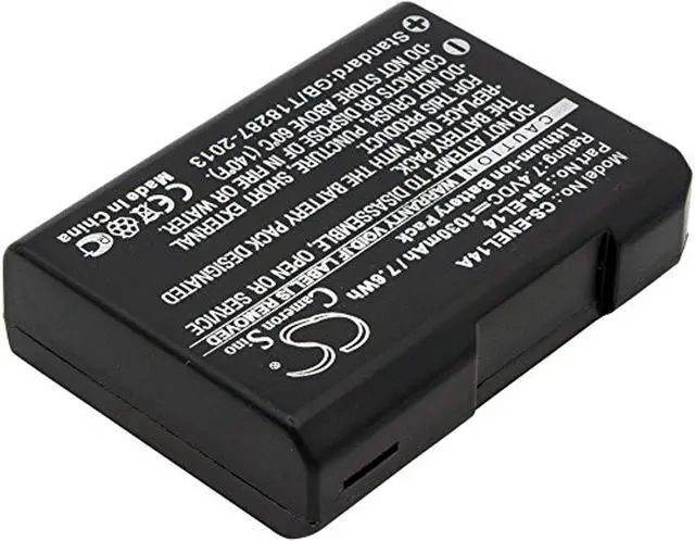 Alt view image 2 of 5 - Cameron Sino Battery for Nikon Coolpix P7000, Coolpix P7100, Coolpix P7700, Coolpix P7800, D3100, D3100 DSLR, D3200, D3200 DSLR,