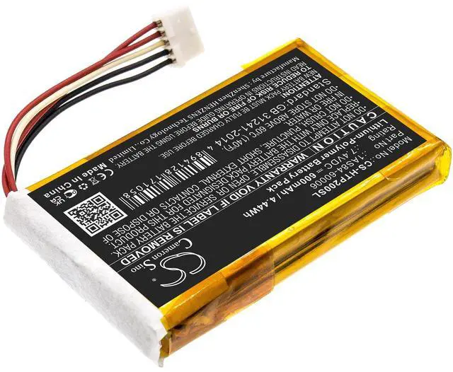 Alt view image 2 of 5 - Cameron Sino Battery for Sprocket 200 PN:HP 1AS84-60006 600mAh / 4.44Wh