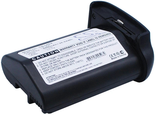Main image of Cameron Sino Battery for Canon 540EZ, 550EX, 580EX, 580EX-II, EOS-1D Mark IV, EOS-1D MarkIII, EOS-1D X, EOS-1Ds Mark III, MR-14EX, MT-24EX PN:Canon LP-E4 2400mAh / 26.64Wh