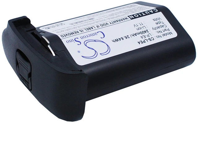 Alt view image 2 of 5 - Cameron Sino Battery for Canon 540EZ, 550EX, 580EX, 580EX-II, EOS-1D Mark IV, EOS-1D MarkIII, EOS-1D X, EOS-1Ds Mark III, MR-14EX, MT-24EX PN:Canon LP-E4 2400mAh / 26.64Wh