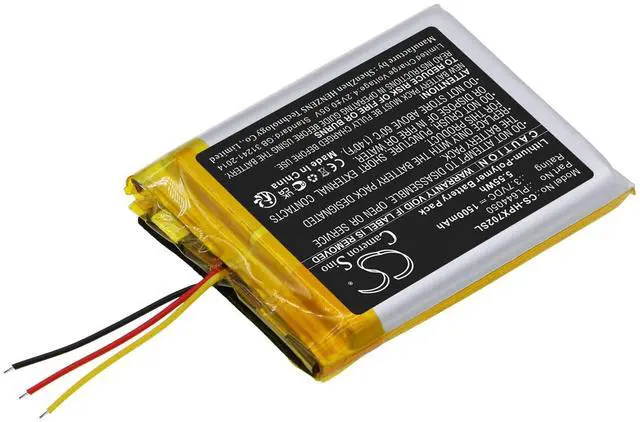 Alt view image 2 of 4 - Cameron Sino Battery for HyperX Cloud Alpha, Cloud Flight PN:HyperX PL644050 1500mAh / 5.55Wh