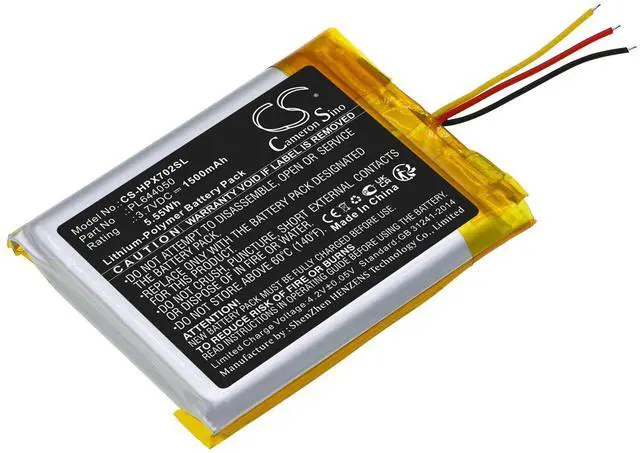 Alt view image 3 of 4 - Cameron Sino Battery for HyperX Cloud Alpha, Cloud Flight PN:HyperX PL644050 1500mAh / 5.55Wh