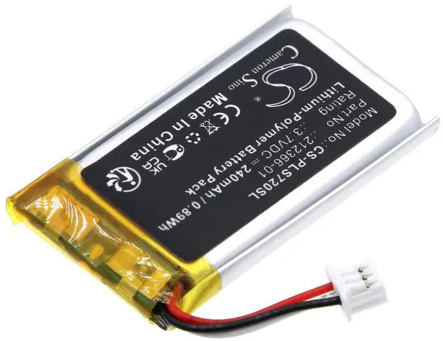 Alt view image 2 of 5 - Cameron Sino Battery for Plantronics Savi 7200 Office, Savi 7210 Office, Savi 7220 Office PN:Plantronics 212366-01, 216261-01 240mAh / 0.89Wh