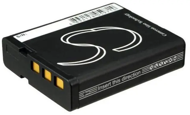 Alt view image 2 of 5 - Cameron Sino  Battery for Casio Exilim EX-H30, EX-ZR100, Exilim EX-H30BK, Exilim EX-ZR200, Tryx, Exilim EX-ZR1100, and others 1800mAh