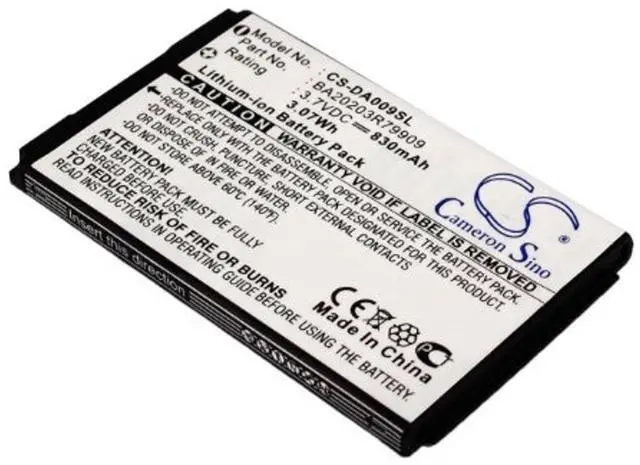 Alt view image 2 of 5 - Cameron Sino Battery for Creative Zen Micro Photo PN:Creative BA20203R79909, DAA-BA0009 830mAh