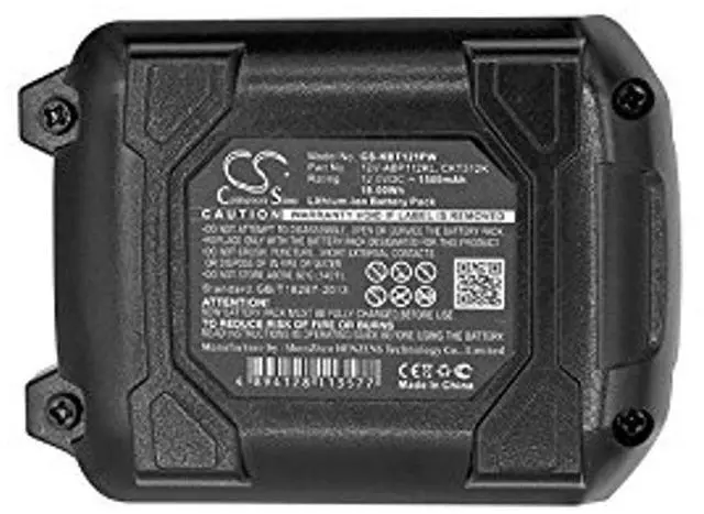 Alt view image 5 of 5 - Cameron Sino Battery for KOBALT CDT212KU, CID120KU, CSJ120KU PN:KOBALT 12V-ABP112KL, CKT312K 1500mAh / 18.00Wh