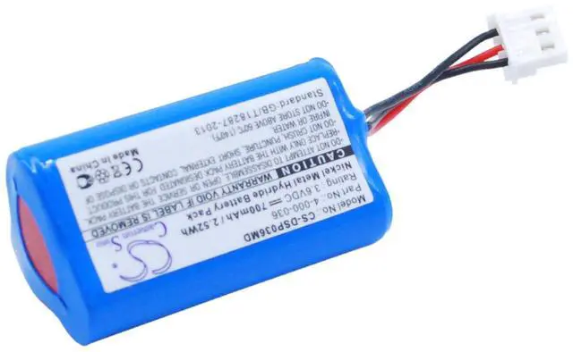 Alt view image 3 of 5 - Cameron Sino Battery for Portable Pipet-Aid PK, Portable Pipet-Aid XL, Portable Pipet-Aid XP2 PN: 4-000-036 700mAh / 2.52Wh