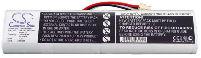 Main image of Cameron Sino Battery for Fluke Analyzers 433, 434, 435, Scopemeter 192B, 196B, 196C, 199B, 199C 3600mAh