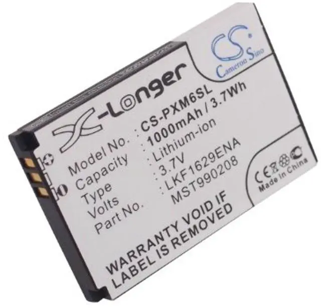 Alt view image 5 of 5 - Cameron Sino Battery for Nexus 25, Nexus 25 YP-X5X, Nexus 50, Nexus 50 YP-X5ZX, YP-X5X, YP-X5Z PN: 990208, LKF1629ENA, MST990208, XM-9200-0000 1000mAh/3.74Wh