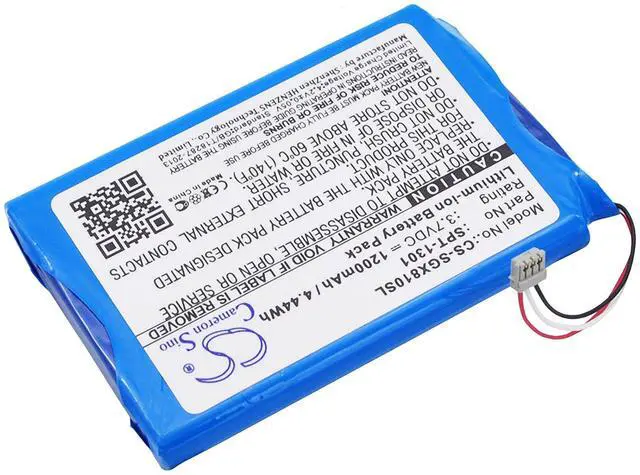 Alt view image 2 of 5 - Cameron Sino Battery for SkyGolf SkyCaddie Touch, X8F-SCTouch PN:SkyGolf SPT-1301 1200mAh / 4.44Wh