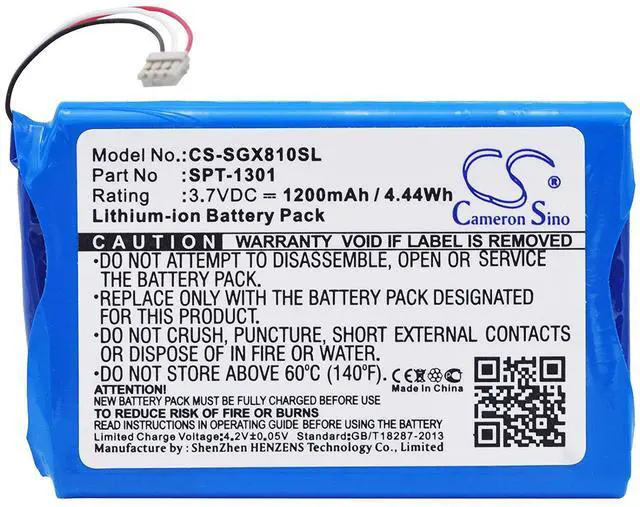 Alt view image 5 of 5 - Cameron Sino Battery for SkyGolf SkyCaddie Touch, X8F-SCTouch PN:SkyGolf SPT-1301 1200mAh / 4.44Wh