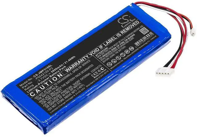 Alt view image 4 of 6 - Cameron Sino Battery for JBL Pulse 3 Version 2 PN:JBL P5542100-P2 5800mAh / 21.46Wh
