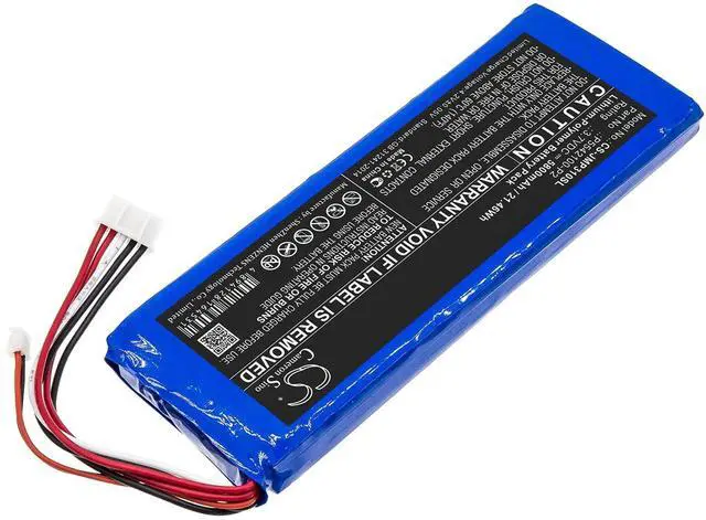 Alt view image 3 of 6 - Cameron Sino Battery for JBL Pulse 3 Version 2 PN:JBL P5542100-P2 5800mAh / 21.46Wh