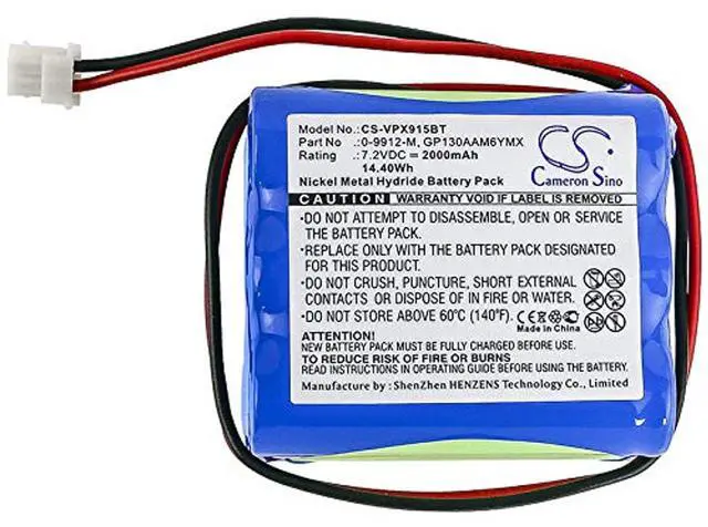 Alt view image 3 of 4 - Cameron Sino Battery for Visonic 0-9912-H, 0-9912-W, PowerMax 0-9912-H Control Pane, PowerMax 0-9913-W Control Pane, Powermax Plus, Powermax+, PowerMax+ Alarm Control Panel