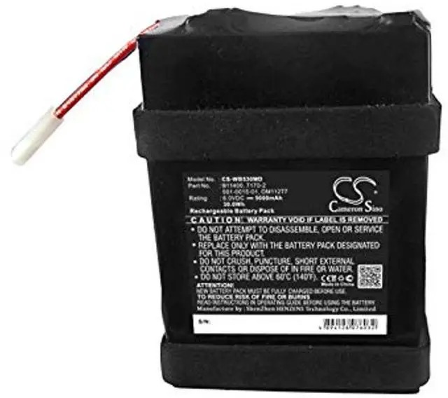 Alt view image 5 of 5 - Cameron Sino Battery for 300 Vital Signs Monitor, 420 Vital Signs Monitor, 53NTO Vital Signs Monitor, 53OTO Vital Signs Monitor 5000mAh / 30.00Wh