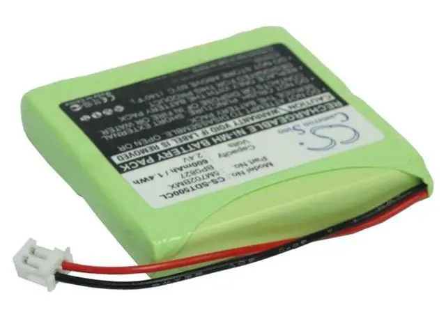 Alt view image 7 of 10 - Estry Battery Replacement for Audioline SLIM DECT TEXET TX-D7400 SLIM DECT 502 Duo SLIM SLIM DECT 502 SLIM DECT 500 SLIM DECT 582 SLIM DECT 580 GP0827 5M702BMX GP0748 GP0747 GP0735 GP0845