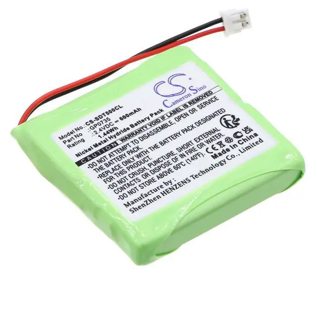 Alt view image 6 of 10 - Estry Battery Replacement for Audioline SLIM DECT TEXET TX-D7400 SLIM DECT 502 Duo SLIM SLIM DECT 502 SLIM DECT 500 SLIM DECT 582 SLIM DECT 580 GP0827 5M702BMX GP0748 GP0747 GP0735 GP0845
