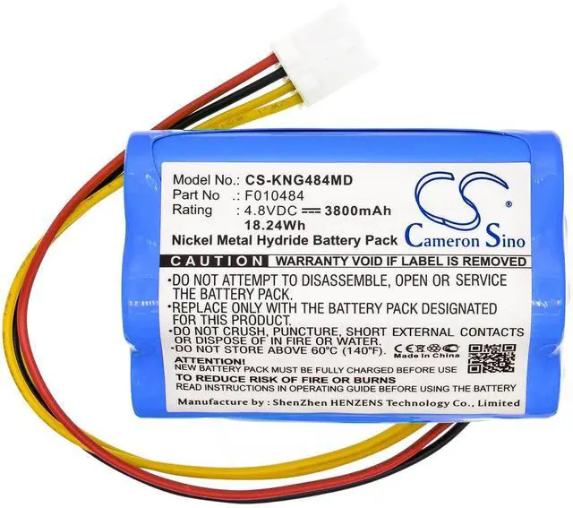 Alt view image 3 of 6 - Cameron Sino Battery for Covidien Kangaroo ePump PN:Covidien 1041411, 382400, F010484 3800mAh / 18.24Wh