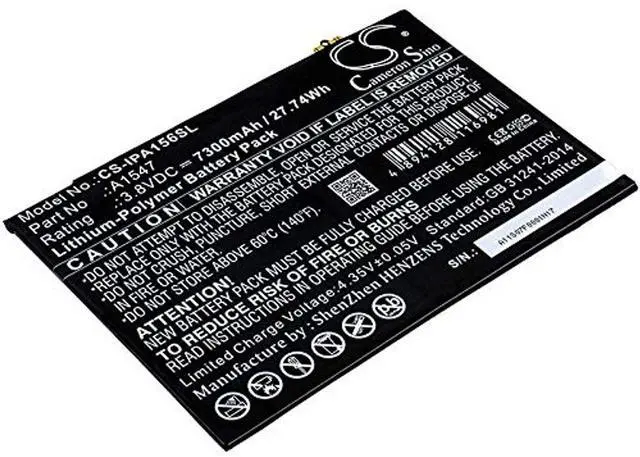 Main image of Cameron Sino Battery for A1547, A1566, A1567, iPad 6, iPad Air 2, iPad Air 2 WiFi, MGKL2LL/A, MGL12LL/A, MGTX2LL/A, MH1J2LL/A, MH2M2LL/A, MH2N2LL/A, MH2P2LL/A, MH2U2LL/A