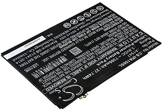Alt view image 2 of 4 - Cameron Sino Battery for A1547, A1566, A1567, iPad 6, iPad Air 2, iPad Air 2 WiFi, MGKL2LL/A, MGL12LL/A, MGTX2LL/A, MH1J2LL/A, MH2M2LL/A, MH2N2LL/A, MH2P2LL/A, MH2U2LL/A