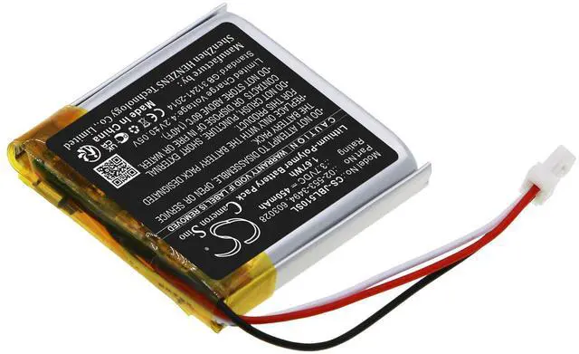 Alt view image 2 of 5 - Cameron Sino Battery for JBL Tune 510BT PN:JBL 02-553-3494, 603028 450mAh / 1.67Wh