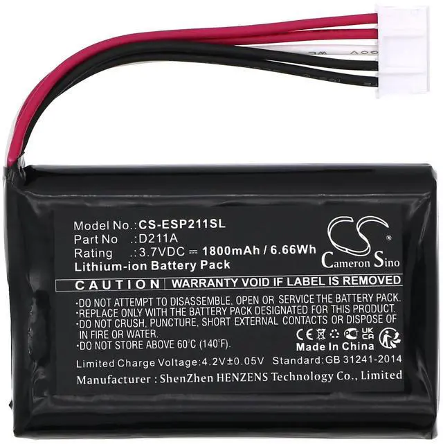 Alt view image 2 of 5 - Cameron Sino Battery for Epson D211A 1800mAh / 6.66Wh