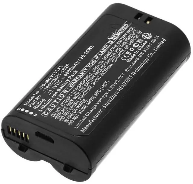 Alt view image 4 of 7 - Battery for MYQ SMART GARAGE VIDEO KEYPAD, VKP1-MYQ PN:MYQ 18650MH1-1S2P 6800mAh / 25.16Wh