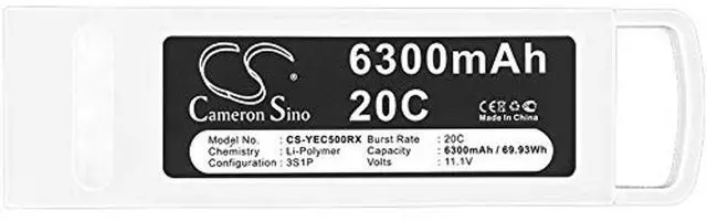 Alt view image 3 of 3 - Cameron Sino Battery for YUNEEC Q500, Q500 4K, Q500 4K Typhoon RC Drone, Q500 RC Drone, Q500+ Pro, Q500+ Typhoon RC Drone