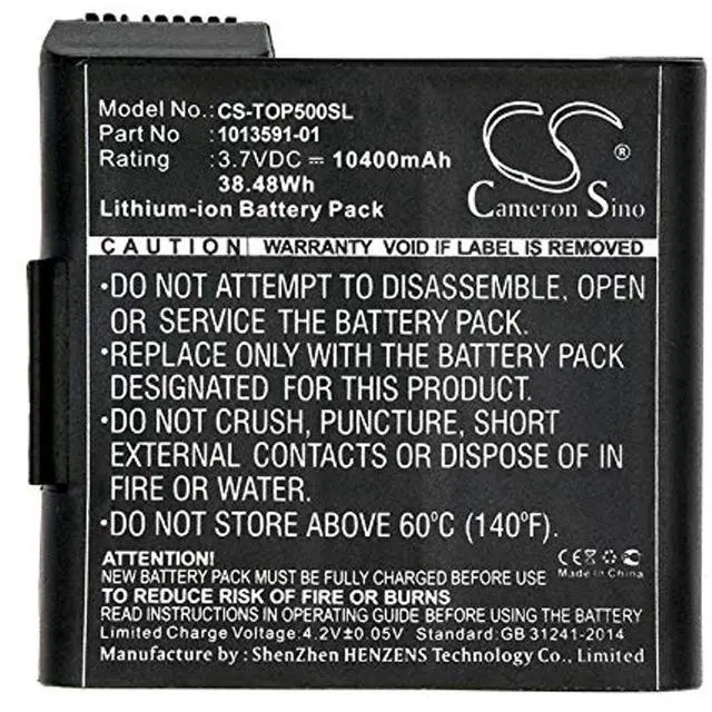 Alt view image 5 of 5 - Cameron Sino Battery for Carlson RT3 PN:Carlson 1013591-01 10400mAh / 38.48Wh