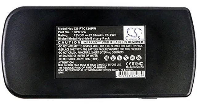 Alt view image 5 of 5 - Cameron Sino Battery for Festool 398338, 497019, 498336, 498338, 564247, C12, C12LI, T12+3 PN:Festool BPS12, BPS12C, BPS12S 2100mAh / 25.20Wh