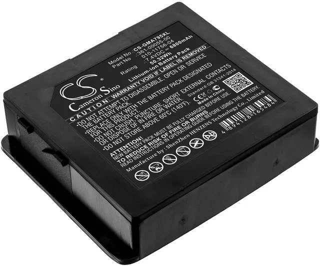 Main image of Cameron Sino Battery for Garmin Aera 795, Aera 796 PN:Garmin 010-11756-04, 361-00055-00 6800mAh / 50.32Wh